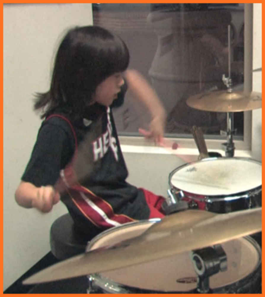 ></p>
<p ><b>Taylor K</b> is Bach to Rock’s Student of the Month for February 2013. He attends B2R Lansdowne in Virginia. Ed Zigo is his instructor for private drum lessons. Taylor also plays drums in a band at B2R Lansdowne.</p>
<p><iframe loading=