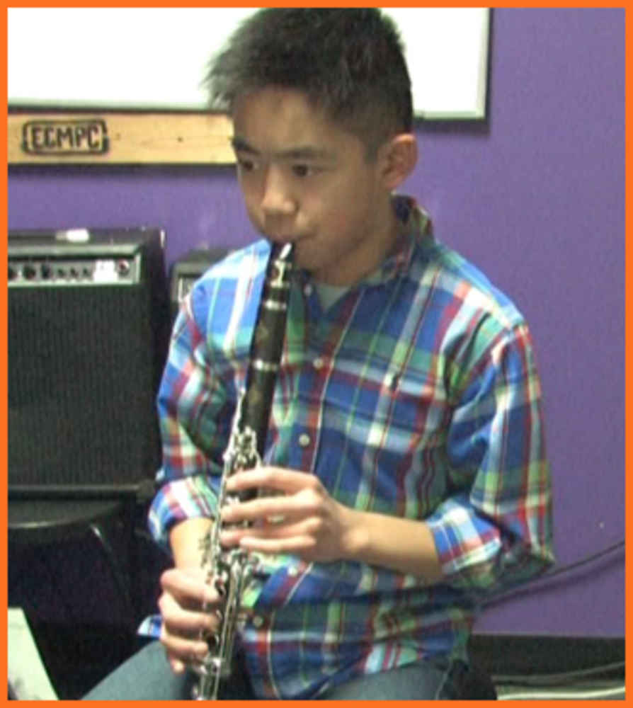></p>
<p ><b>Jose W</b> is Bach to Rock’s Student of the Month for March 2013. He attends B2R Bethesda in Maryland. Misha Bogomolov is his instructor for private clarinet lessons.</p>
<p><iframe loading=