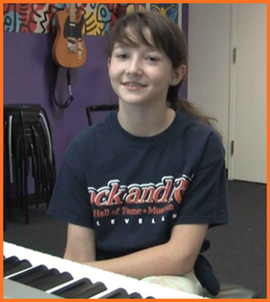 ></p>
<p ><b>Nicole W</b> is Bach to Rock’s Student of the Month for August 2013. She attends B2R Lansdowne in Virginia. Rachel Cassidy is her instructor for private singing lessons. In addition to singing, Nicole also plays guitar and performs in B2R band The Golden Comets.</p>
<p><iframe loading=