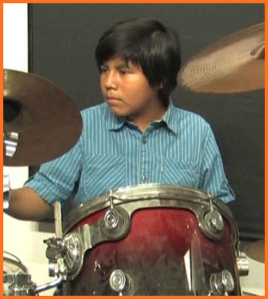 ></p>
<p ><b>Jake H</b> is Bach to Rock’s Student of the Month for September 2013. He attends B2R Gaithersburg in Maryland. Andrew Delgado is his instructor for the B2R band No Authority. Jake has been in multiple bands at B2R and is currently in two. He plays both guitar and drums.</p>
<p><iframe loading=