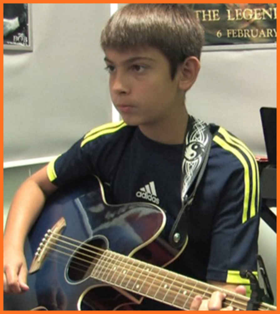 ></p>
<p><b>Ethan B</b> is Bach to Rock's Student of the Month for June 2014. He attends B2R McLean in Virginia. Ethan knows how to play both guitar and piano. Daniel Rodriguez is his instructor for private guitar lessons.</p>
<p><iframe loading=
