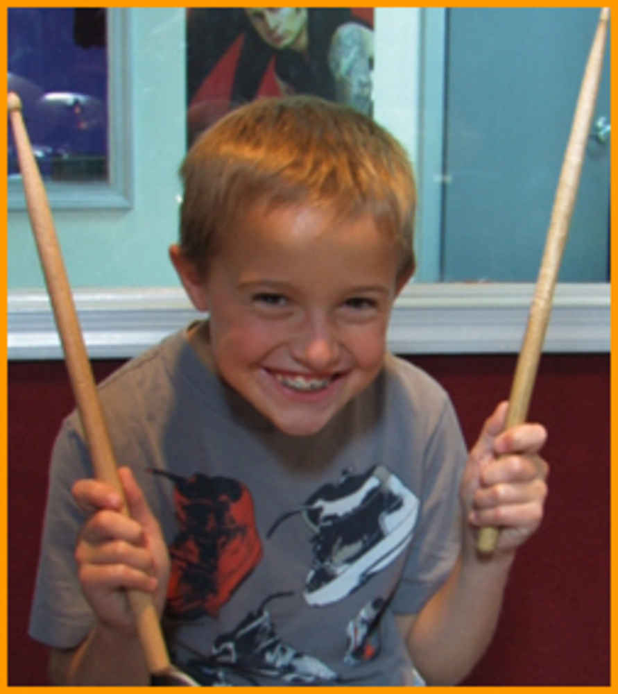 ></p>
<p>Carson W is Bach to Rock's August Student of the Month. He is a 9 year-old drum student at B2R Bethesda, and a member of the band "DOG". He has been taking drum lessons for 2 1/2 years and loves to play Green Day songs on the drums. This video was created as a gift to his sister, Rachel.</p>
<p><iframe loading=