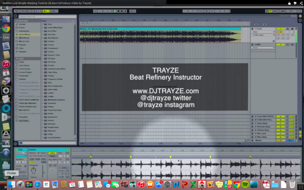 ></p>
<p>Here’s our first installment of our #LearnToProduce video series featuring Trayze (2014 Red Bull Thre3style World Finalist & Beat Refinery Bethesda instructor). One of the foundations of using Ableton Live, a music production software, is mastering the warping function. Warping gives Ableton Live an in-depth understanding of the track’s speed so it can synchronize the track perfectly with any others you load in your set.</p>
<p><iframe loading=