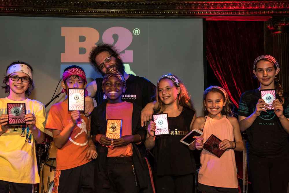 ></p>
<p>In a ferocious competition at the 2017 Bach To Rock Battle of the Bands, 26 bands went head-to-head at The Cutting Room in New York City on June 11.</p>
<p>“The students work very hard to prepare for this huge event and I’m incredibly proud of everyone who participated,” said Bach To Rock Director Elana Hayden. “While this is a competition, the main point is for the kids to have a great experience performing in a top New York City venue and to have fun.”</p>
<p>Seasoned music industry professionals Jamie Betty (Count Basie Orchestras), Bert Elliot (Bernie Williams, Marcus Miller) and Steve Walter (musician and co-owner of The Cutting Room) judged the performances. One hundred and fifteen students performed on a stage that has hosted Lady Gaga, Sheryl Crow, John Mayer and Sting, to name a few… <a href=