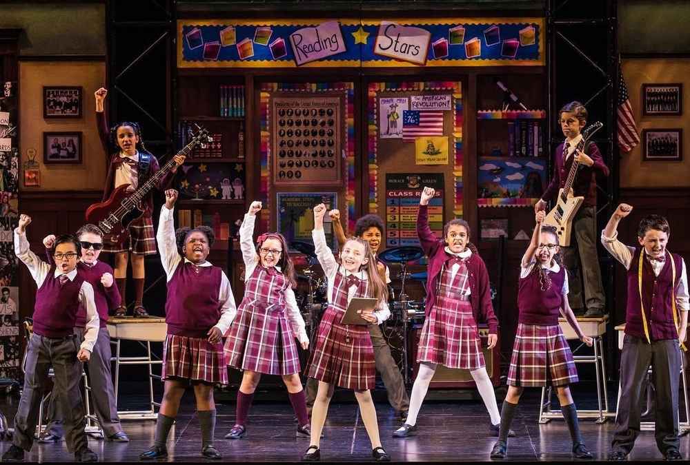 Bach to Rock Rocklin Student in School of Rock Musical