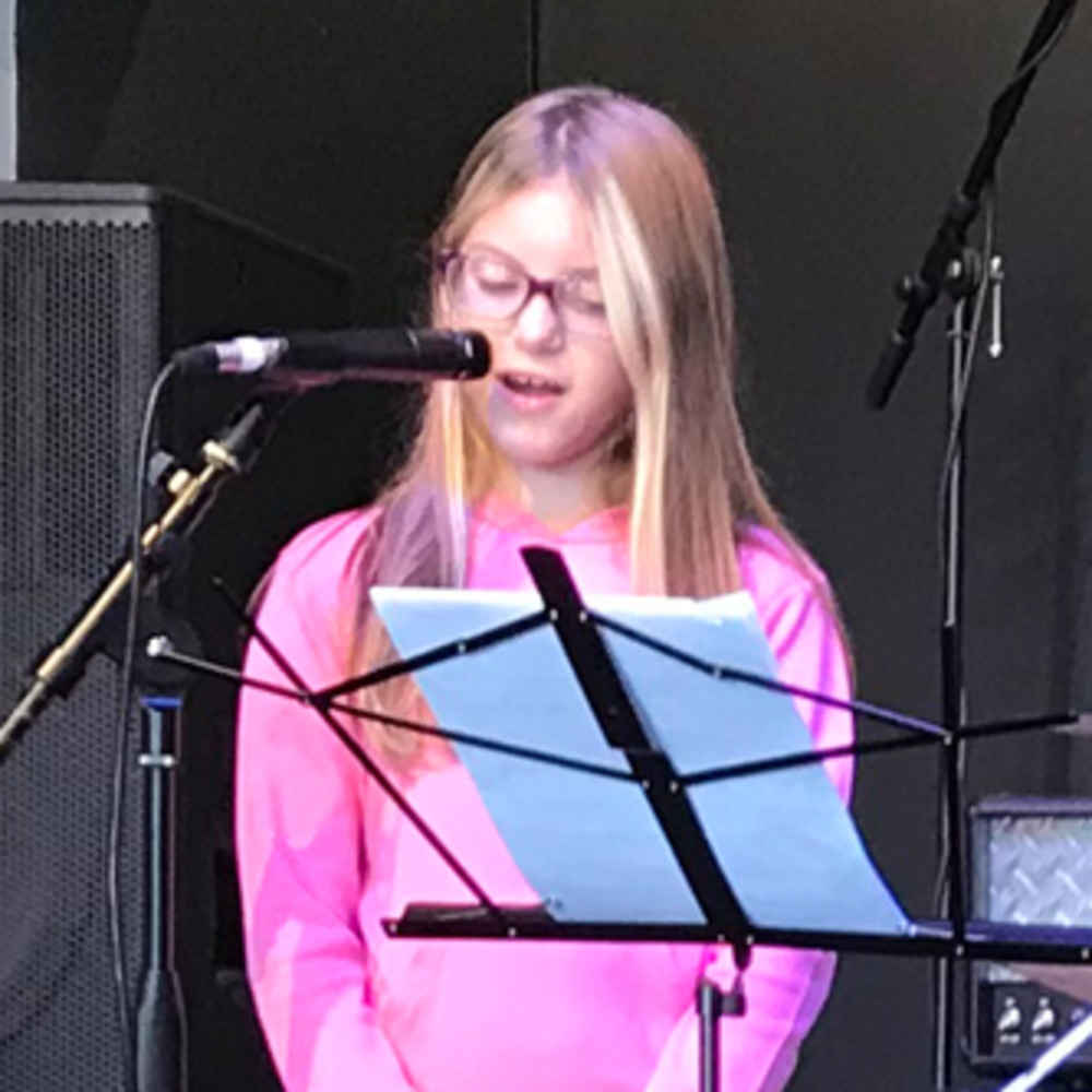 ></p>
<p>Age: 10</p>
<p>Isabella recently graduated to level 2 voice and is also a member of our B2R Glee Club, "The Screamin' Soundwaves."&nbsp;She has built up her confidence from performing at many of our local events and being involved in our camps. Her voice and glee club teachers are so proud of all the hard work she has put into her music! Keep up the good work.</p>
<p><iframe loading=