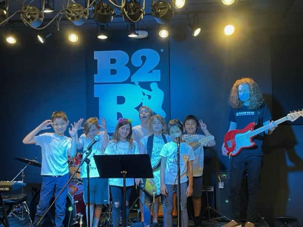 Seeing students performing and having fun on stage is one of Mengjia's favorite parts of owning B2R San Diego.