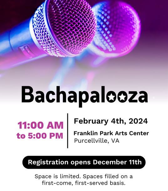 Bachapalooza Info